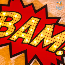 Load image into Gallery viewer, BAM! POW! LED Lamp