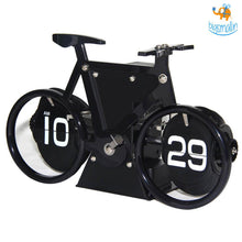 Load image into Gallery viewer, Steel Bicycle Flip Clock