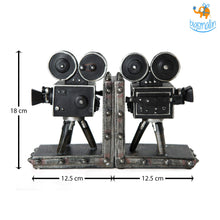 Load image into Gallery viewer, Vintage Movie Camera Bookends
