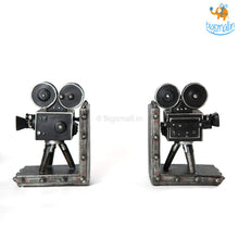 Load image into Gallery viewer, Vintage Movie Camera Bookends