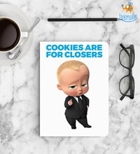 Load image into Gallery viewer, The Boss Baby Notebook with Snowing Effect