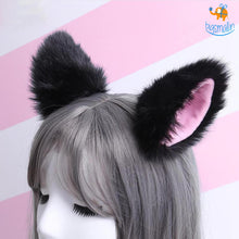 Load image into Gallery viewer, Cat Ear Hair Pins With Bells - Set of 2