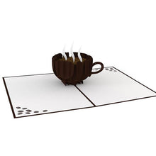 Load image into Gallery viewer, Coffee Pop up Card