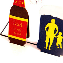 Load image into Gallery viewer, Daddy Beer Pop up Card