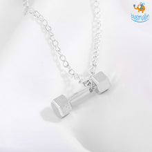 Load image into Gallery viewer, Dumbbell necklace