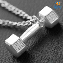 Load image into Gallery viewer, Dumbbell necklace