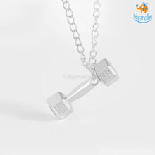 Load image into Gallery viewer, Dumbbell necklace