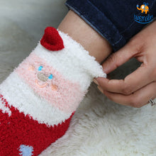 Load image into Gallery viewer, Fluffy Christmas Socks