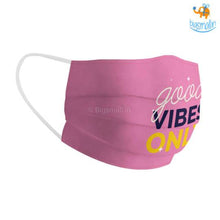 Load image into Gallery viewer, Good Vibes Cotton Mask With Filter
