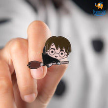 Load image into Gallery viewer, Harry Potter Character Metallic Pins - Set of 3