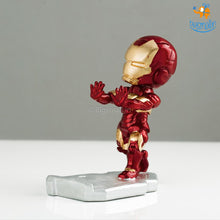 Load image into Gallery viewer, Iron Man Bobblehead Mobile Stand (Hand-Painted)
