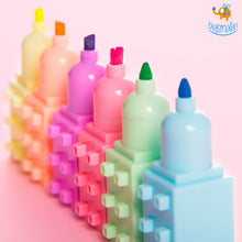 Load image into Gallery viewer, Lego Blocks Highlighter Set - 6 pc
