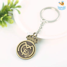 Load image into Gallery viewer, Metallic Football Club Keychains