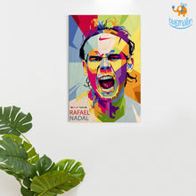 Load image into Gallery viewer, Rafael Nadal Printed Wooden Frame