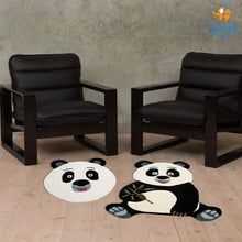 Load image into Gallery viewer, Handcrafted Panda Shaped Rug