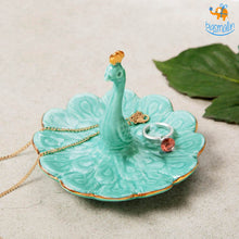 Load image into Gallery viewer, 3D Peacock Jewellery Holder Plate