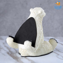 Load image into Gallery viewer, Polar Bear Ceramic Mobile Stand