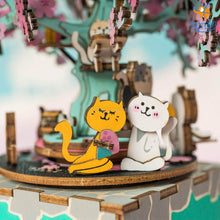 Load image into Gallery viewer, DIY Music Box Wooden Puzzle - Cherry Blossom Tree