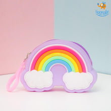 Load image into Gallery viewer, Rainbow Cloud Coin Pouch
