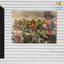 Load image into Gallery viewer, Superheroes Chilling Poster