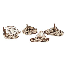Load image into Gallery viewer, U-Fidgets Ships Puzzle - Set of 4