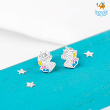 Load image into Gallery viewer, Unicorn Crystal Earring Studs