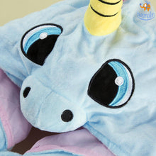 Load image into Gallery viewer, Unicorn Hoodie Neck Pillow