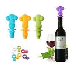 Load image into Gallery viewer, Wine Stopper With Glass Markers