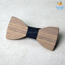 Load image into Gallery viewer, Wooden Bow Tie