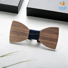 Load image into Gallery viewer, Wooden Bow Tie