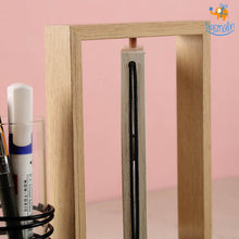 Load image into Gallery viewer, Wooden Photo Frame With Holder