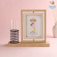 Load image into Gallery viewer, Wooden Photo Frame With Holder