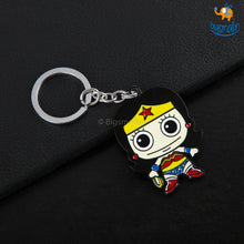 Load image into Gallery viewer, Justice League Wonder Woman Metallic Keychain