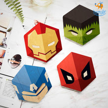 Load image into Gallery viewer, Marvel Wooden Superhero Coasters - Set Of 6