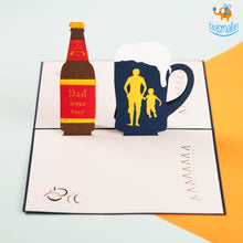 Load image into Gallery viewer, Daddy Beer Pop up Card
