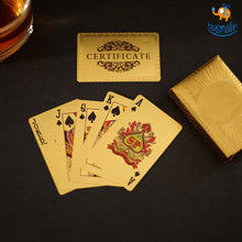 Load image into Gallery viewer, Golden Playing Cards
