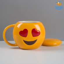 Load image into Gallery viewer, Hearty Eyes 3D Emoji Mug
