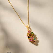 Load image into Gallery viewer, Moana Gemstone Pendant with Chain
