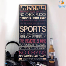 Load image into Gallery viewer, Rustic Man Cave Wooden Board
