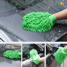 Load image into Gallery viewer, Microfiber Wash Mitt Gloves - Set of 2
