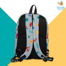 Load image into Gallery viewer, Monster Doodle Backpack
