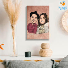 Load image into Gallery viewer, Personalized Caricature Wooden Portrait | COD Not Available
