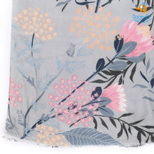 Load image into Gallery viewer, Shades of Grey Floral Modal Scarf
