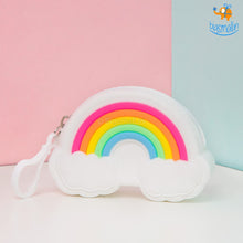 Load image into Gallery viewer, Rainbow Cloud Coin Pouch
