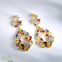 Load image into Gallery viewer, Royal Dream Semi-Precious Earrings
