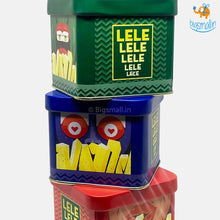 Load image into Gallery viewer, Quirky Tin Storage Boxes - Set of 3
