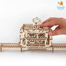 Load image into Gallery viewer, Ugears Tram on Rails Mechanical Model
