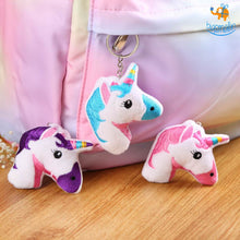 Load image into Gallery viewer, Unicorn Plush Keychain
