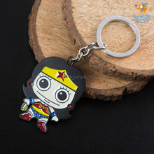 Load image into Gallery viewer, Justice League Wonder Woman Metallic Keychain
